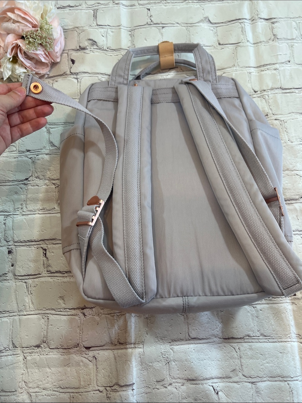 NWOT doughnut Greyish Purple Backpack - Picture 8 of 10